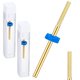 thumbnail image 1 of 4pcs Carbide Nail Drill Bits Cuticle Drill Bits Electric for Nail Cleaning Manicure, Gold, 1 of 5