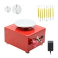 thumbnail image 2 of Mini Turntables Pottery Wheel Pottery Machine Electric Pottery Wheel DIY Craft Potter's Wheel Ceic Tools Clay Tools with Tray, 2 of 5