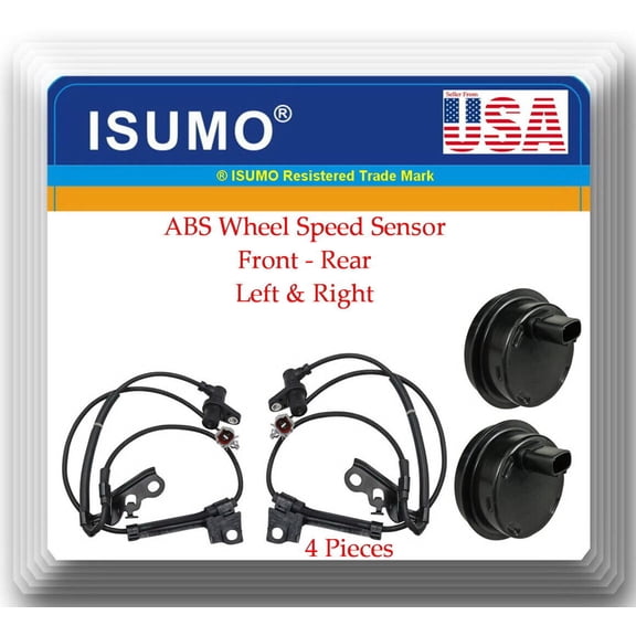 4 PCs ABS Wheel Speed Sensor Front - Rear / Left Right Fits Scion tC 2005-2010