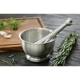 thumbnail image 3 of Fox Run Mortar and Pestle, Stainless Steel, 3 of 3