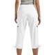 thumbnail image 5 of Pantalones de Cintura Elástica para Mujeres Color Sólido Ropa Casual Bolsillos de Longitud Completa Capris Mujeres Cintura Elástica Capris, 5 of 5