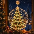 thumbnail image 4 of Christmas Suction Cup Window Light Tree, Warm LED Festive Window Decor for Glass and Door, Holiday Indoor Decoration for Seasonal Xmas Mantel and Tabletop Accent, 4 of 5