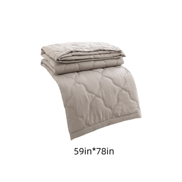 Manta de Verano Ligera Manta Delgada de Tamaño Doble Lavable de Tela de Microfibra Suave