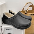 thumbnail image 2 of 2022 New Men Winter Warm Slippers Fur Slippers Men Plush Slipper Cotton Shoes Non-slip Solid Color Home Indoor Casual Slippers (grey 1808-24,8.5), 2 of 7