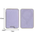 thumbnail image 6 of Compatible with Magsafe Wireless  Charging 2 in 1 Detachable for Samsung Galaxy S25 Ultra Wallet Case with Card Slot Women Men, Classic Magnetic PU Leather Flip Cover for Galaxy S25 Ultra, Purple, 6 of 8