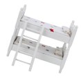 thumbnail image 1 of Casa De Muñecas 1:12, Mini Casa De Muñecas, Cama En Miniatura, Litera De Madera Simulada, Muebles, Modelo, Accesorio De Juguete, 1 of 7