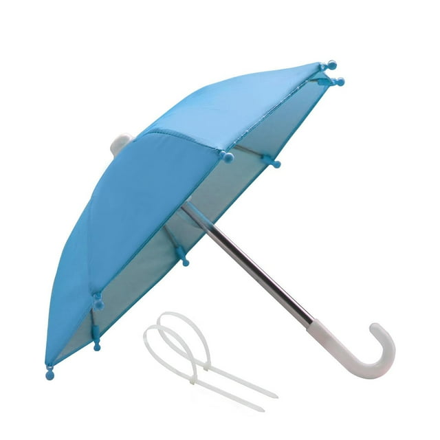 asddcavvf Outdoor Cycling Electric Vehicle Small Umbrella Mini Umbrella Rain Blocking Wind Shading Bike Phone Protective Umbrella