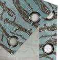 thumbnail image 4 of Ambesonne Grommet Curtain, , 50"x108", Cadet Blue Green Brown, 4 of 5