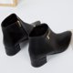 thumbnail image 3 of NECHOLOGY Botas Mujer Adulto Femenino Zapatos Botines de mujer Zapatos gruesos Tacones Botas térmicas Cremallera Alta Transpirable Retro para mujer Botas para mujer (Black, 7.5), 3 of 7
