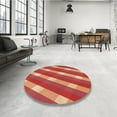 thumbnail image 3 of Ahgly Company Indoor Rectangle Patterned Ferrari Red Area Rugs, 4' x 6', 3 of 6