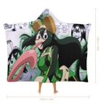 thumbnail image 2 of My Hero Academia Wearable Blanket Cloak Arctic Velvet Hooded Blanket Soft Fuzzy Hoodie Blanket Cape for Adults Kids 40"x50", 2 of 8