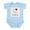 Sky Blue, variant on CafePress - I Love My Nana Infant Bodysuit - Baby Light Bodysuit, Size Newborn - 24 Months