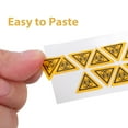 thumbnail image 5 of BESTYASH 20 Hazard Warning Stickers for Lab Use Yellow Paper SelfAdhesive Labels Durable Safety Signs 2.5 x 2.5 Inches, 5 of 8