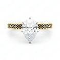thumbnail image 3 of Pear Cut Solitaire Engagement Ring 14K Rose Gold, 3 of 5