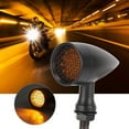 thumbnail image 3 of Motorcycle Retro Taillight,2PCS Universal Aluminum Motorcycle Retro Signal Lamp LED Retro Taillight Revolutionary Design, 3 of 5