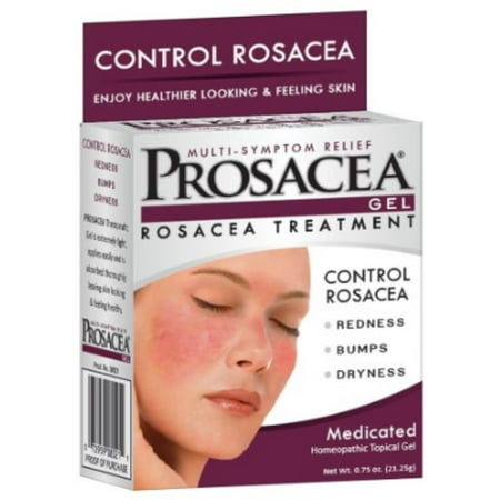 PROSACEA Rosacea Treatment Homeopathic Topical Gel, .75 (Best Topical Treatment For Spider Veins)