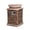 Imitation Stone Concrete-Pedestal, variant on MOALCOFER 22 Inch Propane Fire Pit, 15000 BTU Outdoor Propane Fire Column with Lava Rock for Patio Backyard, Gray