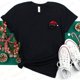 thumbnail image 1 of Camisetas de gato con sombrero de Navidad Kawaii para mujer, Tops de fiesta de Navidad, ropa de calle Harajuku, camisetas casuales de manga corta, ropa femenina, 1 of 5