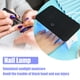 thumbnail image 5 of Lámpara de uñas de gel LED UV plegable secador de uñas LED de luz UV portátil 24W lámpara de curado para esmaltes de uñas y uñas con sensor ANGGREK Otros, 5 of 8