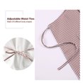 thumbnail image 4 of Graflsoa Stylish Bear Print Kitchen Apron with Stripes - Durable, Adjustable, and Spacious Pocket for Cooking and Baking - Rose Red Polyester Design, 4 of 7