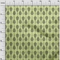 thumbnail image 2 of oneOone Velvet Lime Green Fabric Asian Floral Block Craft Projects Decor Fabric Printed By The Yard 58 Inch Wide, 2 of 3