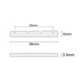 thumbnail image 4 of Miangastore Ivory Synthetic Guitar Nuts for Bass Bridge 38mm Pre-slotted Beef Bone Tone Enhancer, 4 of 8