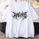 thumbnail image 2 of Camisetas Vintage góticas para mujer, camiseta de gran tamaño Y2k, ropa Punk estética, camiseta Harajuku con gráfico de manga corta, 2 of 5