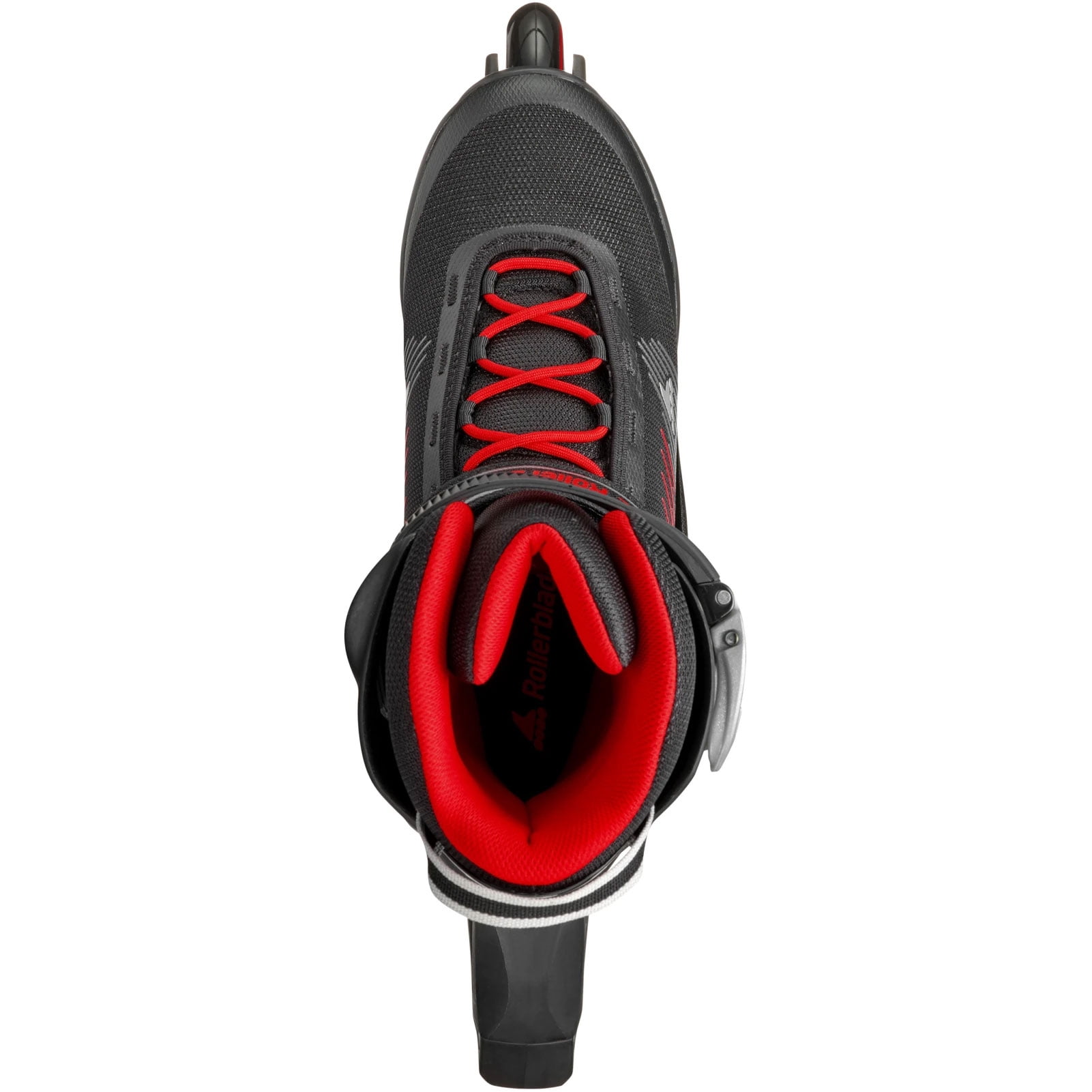 ROLLERBLADE Adult Male Zetrablade Black/Red Inline Skates, Size: 9/9.5