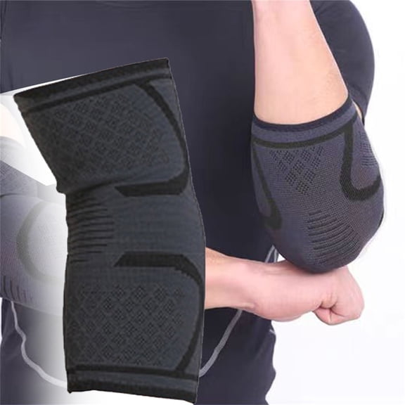 Outdoor Sports Elbow Pads, Breathable Nylon Elbow Protection For Running Basketball Fitness, Warm Support For Outdoor Sports Activities, Single Pack Size S