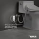 thumbnail image 5 of Asiento de inodoro para bidé Kohler PureWash E580 alargado, blanco, 5 of 7