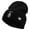 Black, variant on 1st Special Forces Command Embroidered 12 Inch Long Knitted Beanie - Olive OSFM