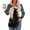 Black, variant on Clossjun Long Sleeve Halloween Shirts for Women Cute Pumpkin Graphic Tee Blouse Fall Casual Crew Neck Retro Cute T Shirts