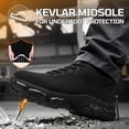thumbnail image 6 of Safety Work Shoes for Men and women, Steel Toe Lightweight Sneakers with Anti-Puncture Midsole, 6 of 7