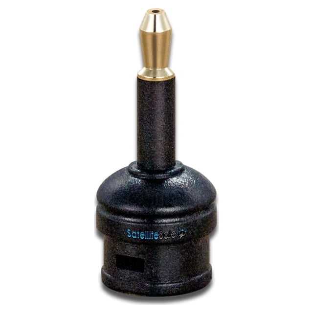SatelliteSale Adaptateur Optique Numérique SPDIF Toslink vers Mini Toslink Female vers Mâle en PVC Noir