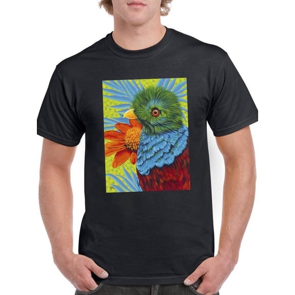Bird In The Tropics. Ii T-Shirt Men -Carolee Vitaletti Designs, Male x-Large