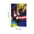 thumbnail image 3 of My Hero Academia Tapestry, Anime Wall Poster Art, Wall Tapestry For Bedroom Living Room Dorm Room, Wall Hanging For Festival Party Events Background Photography Backdrop, 60x40 Inch, 3 of 9