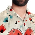 thumbnail image 5 of Valentine's Day Love Men's Hawaiian Button Down Short Sleeve Casual Printed Summer Beach Unisex Shirt, 5 of 6