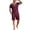 Wine, variant on LTTVQM Men Comfort Casual Contrast Lapel Waffle Short Sleeve Polo Shirt Stretch Drawcord Relax Short Pant Summer Two Piece Set White 2XL