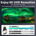 thumbnail image 4 of Adaptador AIMHDUTY Mini HDMI a HDMI 8K @60Hz 4K @144Hz, paquete de 2, 4 of 7