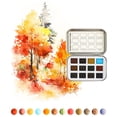 thumbnail image 2 of Set de pinturas Grabie Pocket de 12 colores para acuarelas Artist, 2 of 7