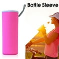 thumbnail image 5 of 18.6oz Portable Water Bottle Sleeve Neoprene Water Bottle Cover Drink Bottle Sleeve Glass Bottle Protector for Travel Outdoor Activities, 550ML, Set of 2, 5 of 10