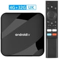 thumbnail image 1 of Android 14 TV Box 8K Quad Core 2.4G 5G Dual BT Media Player (4G 32G Reino Unido), 1 of 9