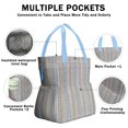 thumbnail image 3 of Boho Bohemia Geometric Line Art Drawstring Lunch Bag Women - Drawstring Lunch Bag Insulated for Work Office - Stain-Resistant Large Lunchbags for Women with Multi-Pockets, 3 of 6