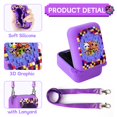 thumbnail image 2 of Funda Qoosea para juguete interactivo Bitzee, digital para mascotas, color morado, 2 of 7