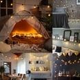 thumbnail image 3 of Guirnalda de luces para interior y exterior, 25 + 2 bombillas, resistente al agua, 7,6 m, color blanco cálido, para patio, cafetería, jardín, fiestas, Navidad, vacaciones..., 3 of 5