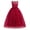 Wine Red, variant on IDOPIP Little Big Girls Tulle Retro Vintage Dresses Flower Lace Pageant Party Wedding Floor Length Dance Evening Gown 12-13 Years Royal Blue