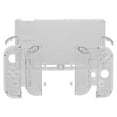 thumbnail image 3 of eXtremeRate Transparent Clear Black Back Plate for Nintendo Switch Console, NS Joycon Handheld Controller Housing with Full Set Buttons, DIY Replacement Shell for Nintendo Switch, 3 of 9