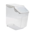 thumbnail image 2 of Luzkey Rice Container Food Storage Container Clear Large Capacity Rice Storage Bin Rice Bucket for Countertop Grain Beans Sugar Nuts, 2 of 8