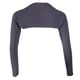 thumbnail image 3 of Blusa tipo hijab de manga larga con elástico modal para mujer gris, 3 of 9