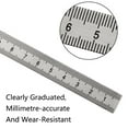 thumbnail image 6 of SEIWEI Stainless Steels 0-180 Degrees Protractor with Ruler Durable Metal Ruler Angle Finder Tool for Carpenters Architects Painters (Solid), 6 of 8